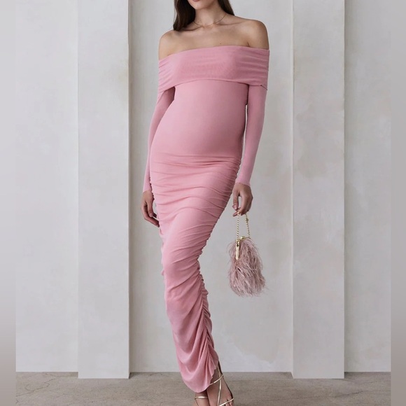 Bumpsuit Off The Shoulder Soft Mesh Dress size Medium - Picture 2 of 4